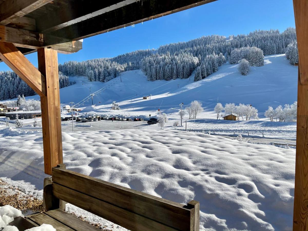 Gite Avec Terrasse Et Belle Vue - Chaletnelda Com Lamoura Exterior photo